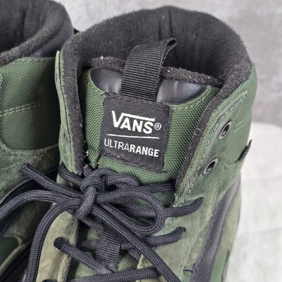 Vans Men\'s Ultrarange Exo Hi Mte Olive Green Black Eco Dry Size 10 Hiking main image 12